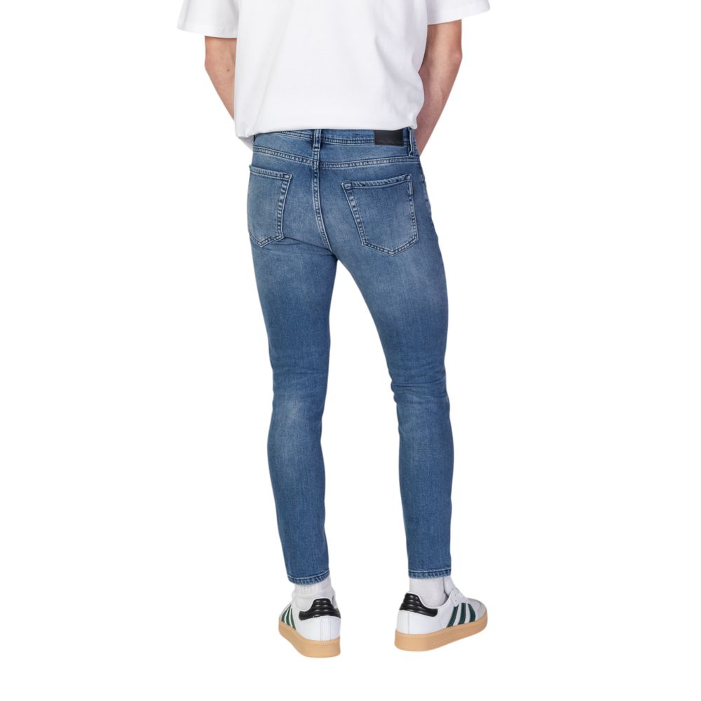 Antony Morato Blue Cotton Skinny Jeans | Regal Royce