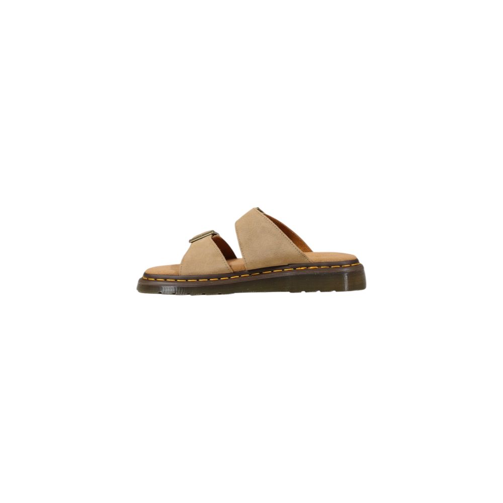 Dr. Martens Beige Leather Flat Sandals | Regal Royce