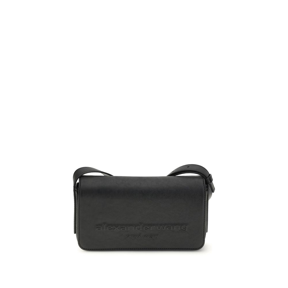 Alexander Wang Black Calf Leather Bos Taurus Shoulder Bag | Regal Royce