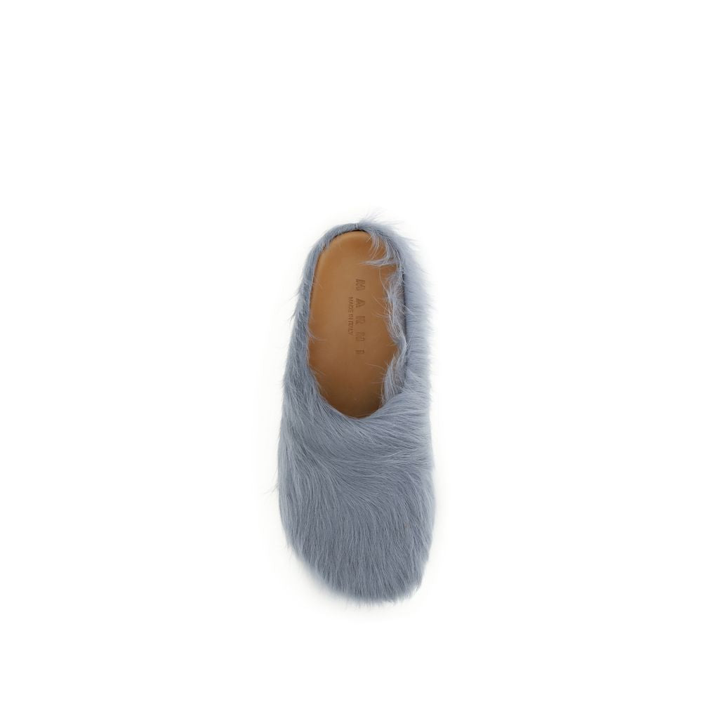 Marni Light Blue Rubber Mules | Regal Royce