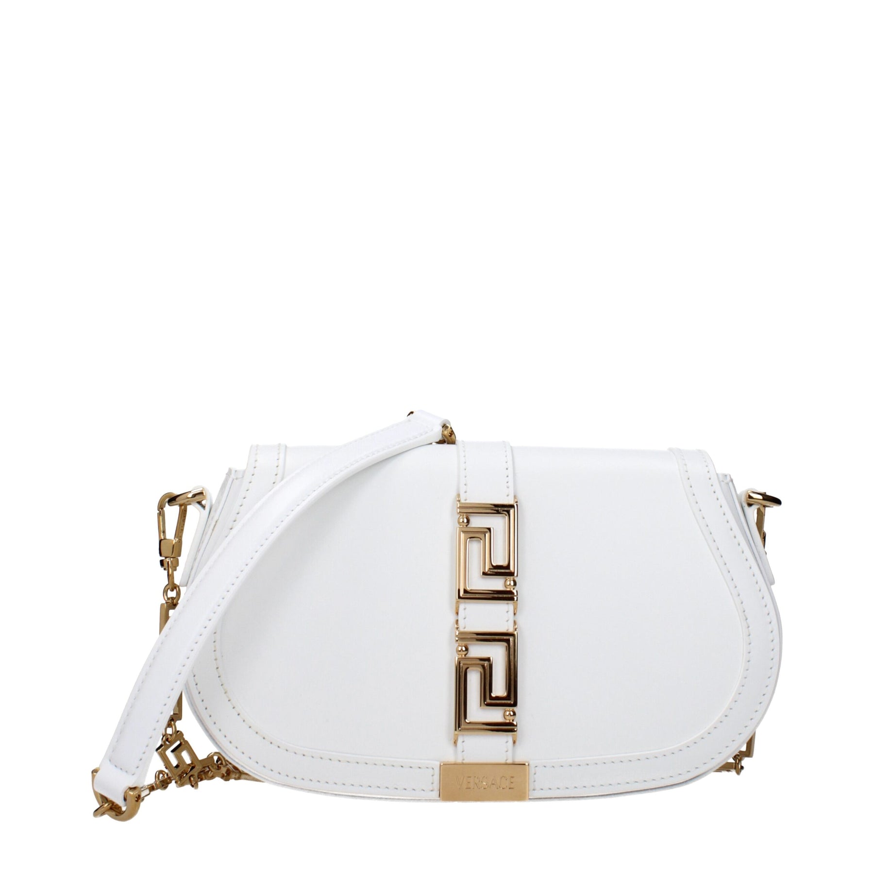 Versace White Leather Crossbody Bag | Regal Royce