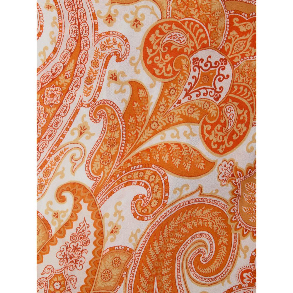 Etro Bicolor Viscose Casual Dress