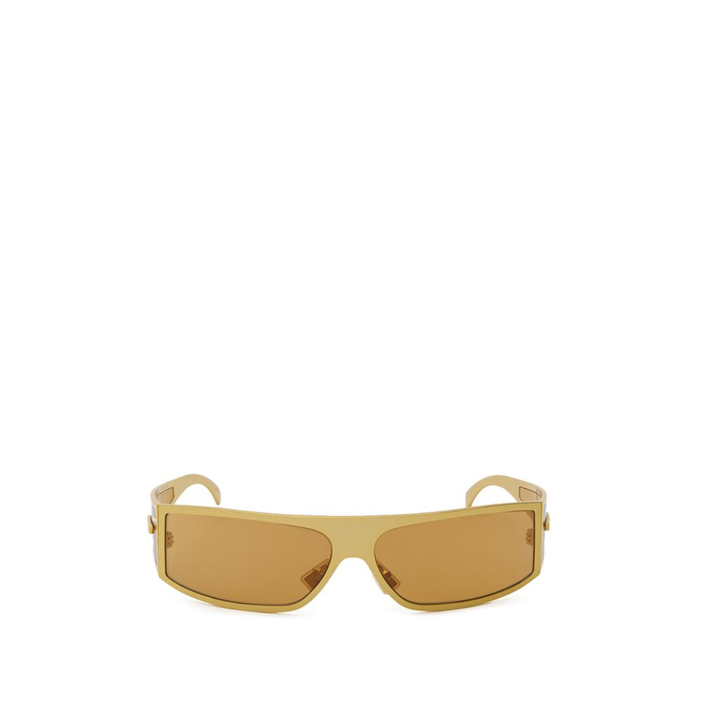 Bottega Veneta Gold Metal Sunglasses