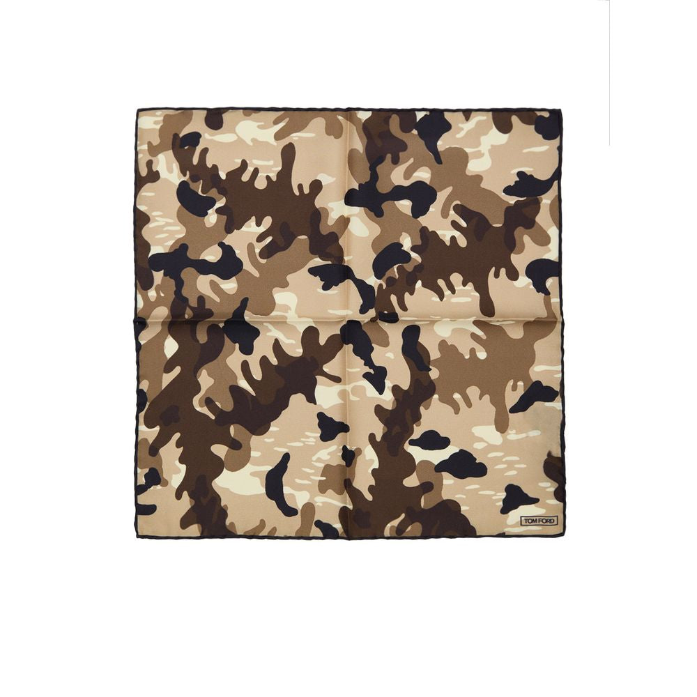 Tom Ford Beige Silk Pocket Square | Regal Royce