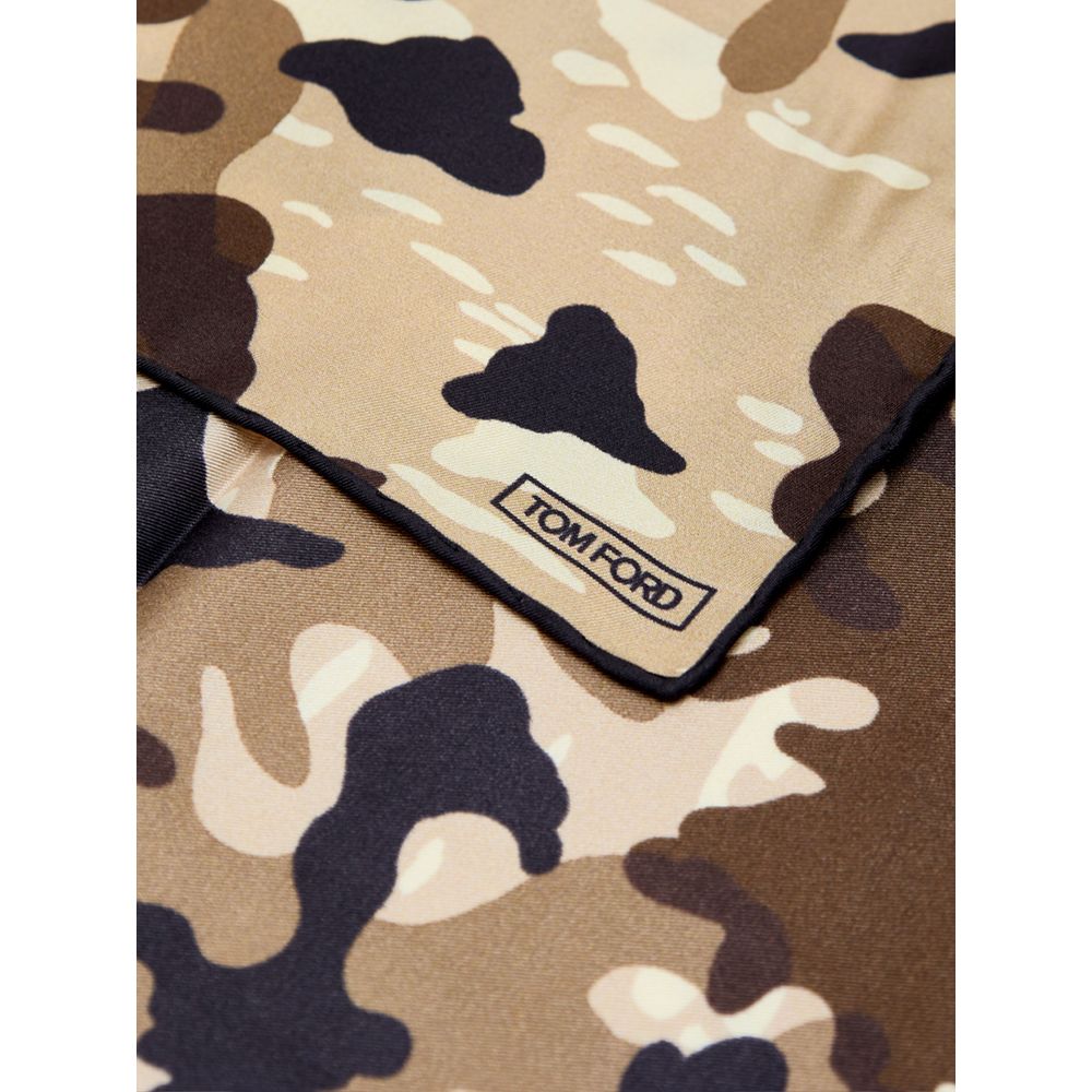 Tom Ford Beige Silk Pocket Square | Regal Royce