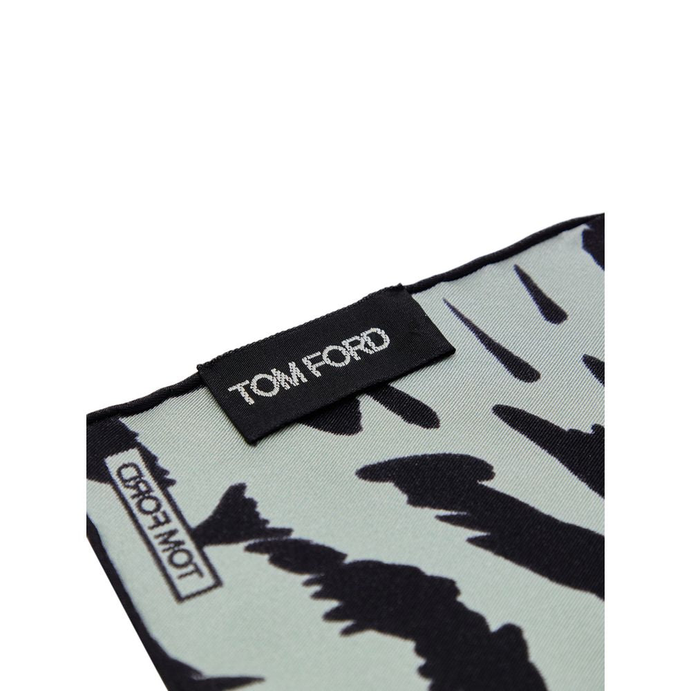 Tom Ford Gray Silk Pocket Square | Regal Royce