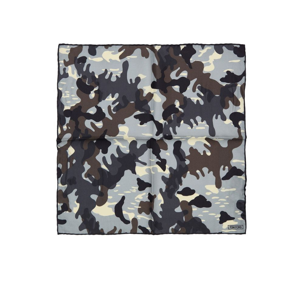 Tom Ford Gray Silk Pocket Square | Regal Royce