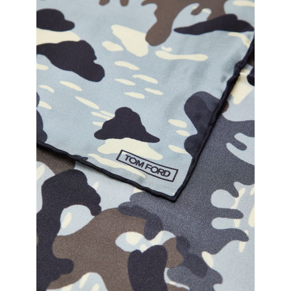 Tom Ford Gray Silk Pocket Square | Regal Royce