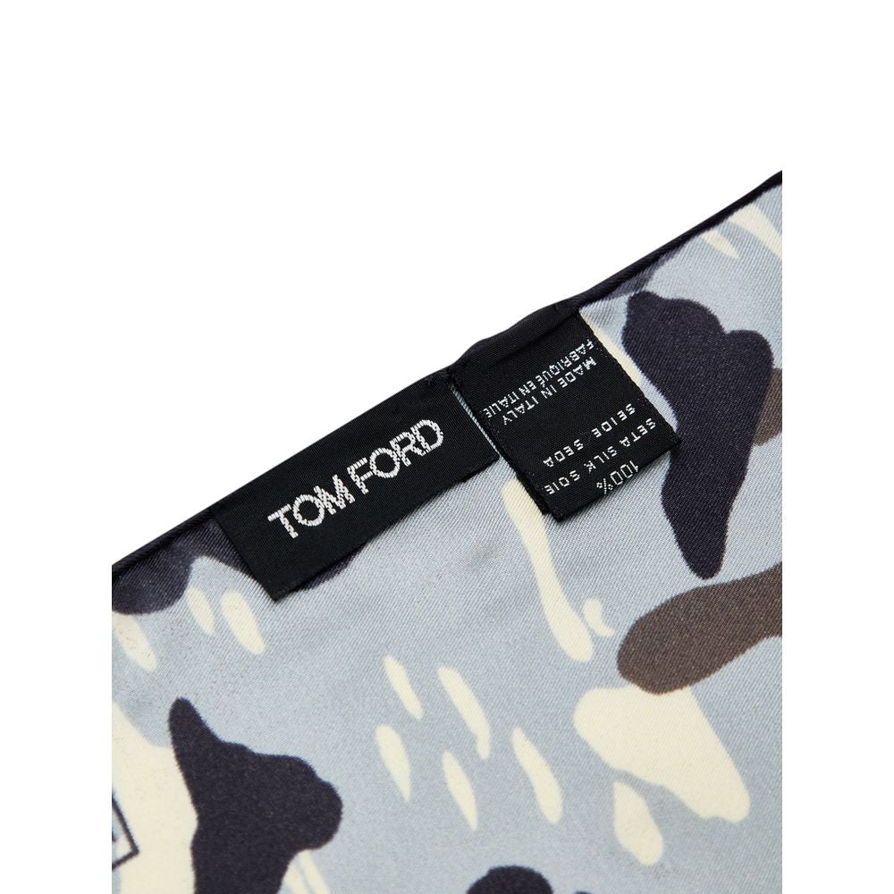Tom Ford Gray Silk Pocket Square | Regal Royce