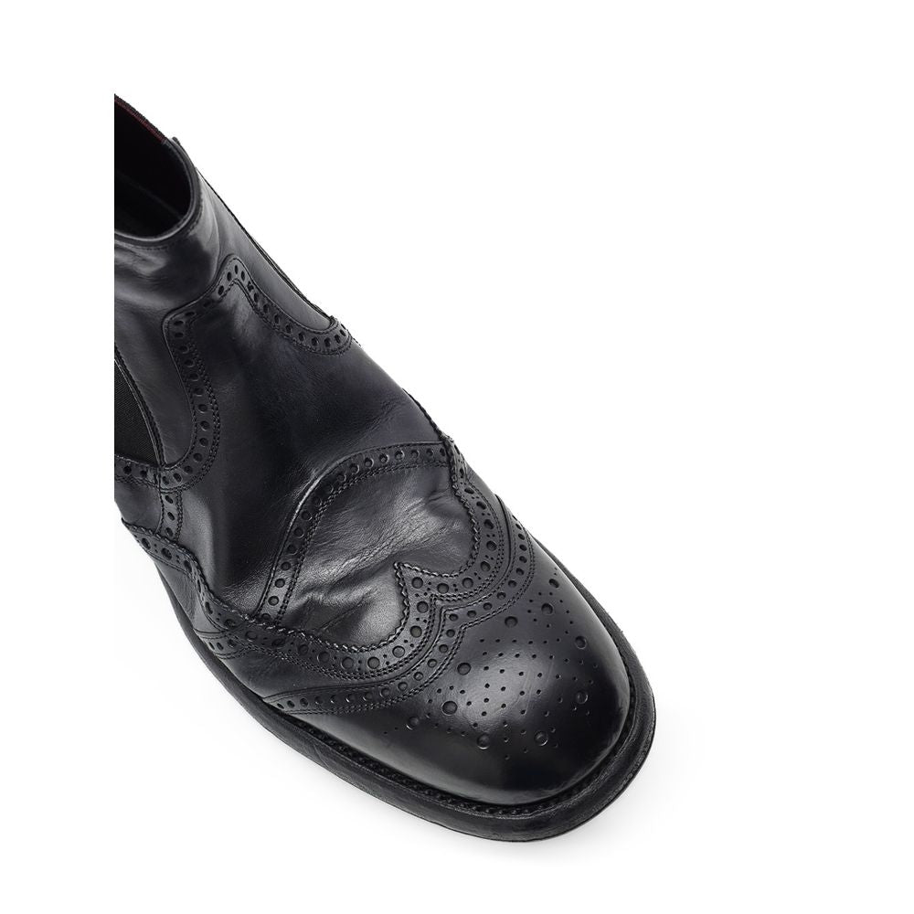 Dolce & Gabbana Black Leather Chelsea Boots | Regal Royce