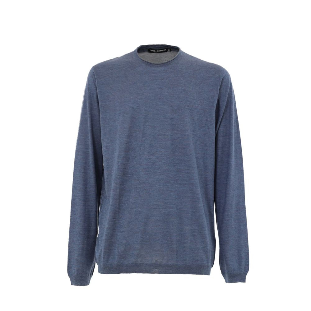 Dolce & Gabbana Blue Silk Sweatshirt | Regal Royce