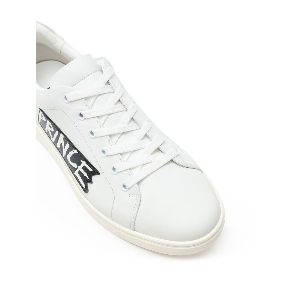 Dolce & Gabbana Bordeaux Leather Low Top Sneakers