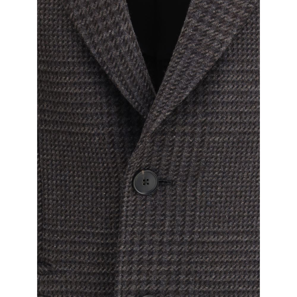 ZEGNA Brown Wool Coat | Regal Royce
