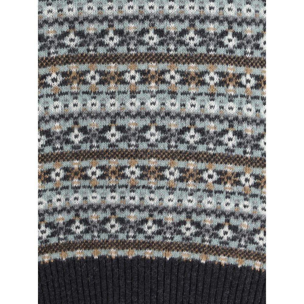 Brooksfield Multicolor Wool Sweatshirt | Regal Royce