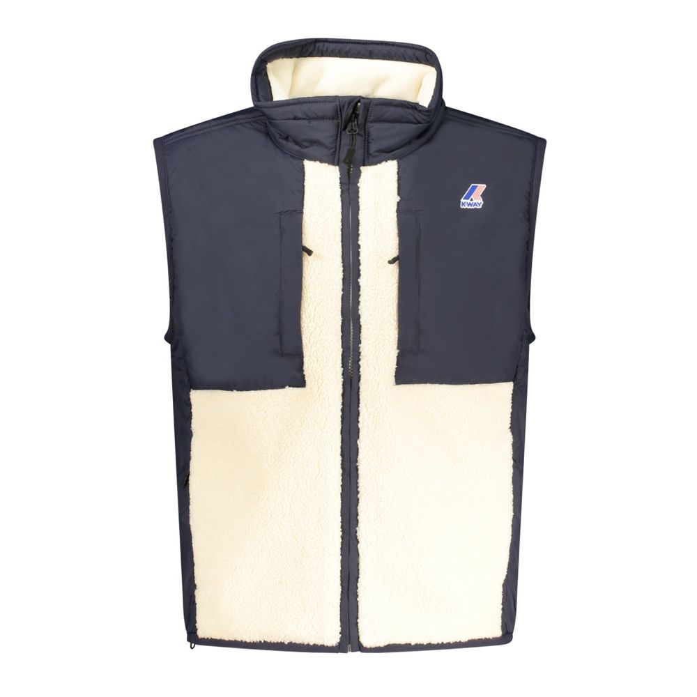 K-WAY Blue Polyamide Men Jacket