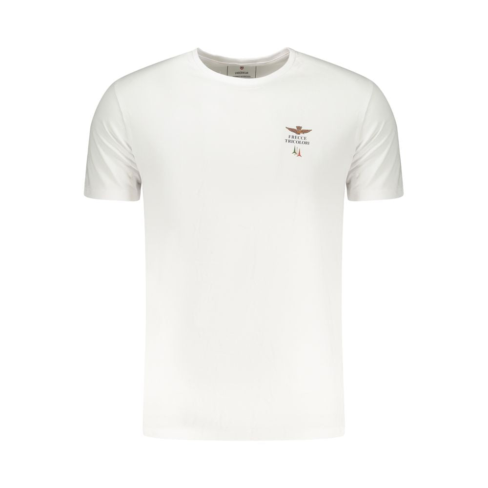 Aeronautica Militare Bianco Cotton Men's Underwear-Shirt | Regal Royce