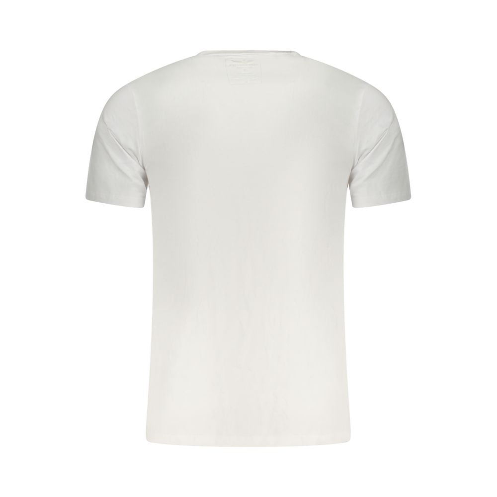 Aeronautica Militare White Cotton Men's Underwear T-Shirt | Regal Royce