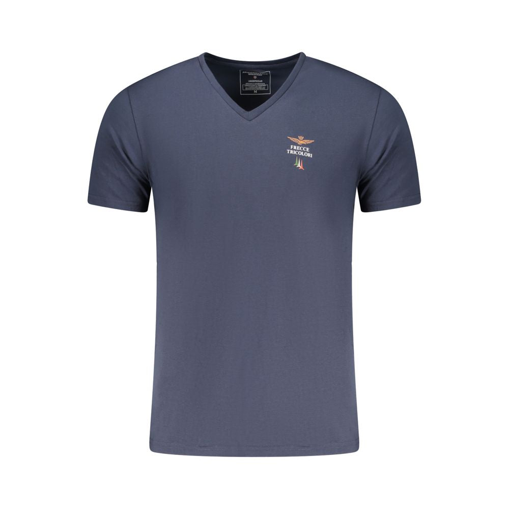 Aeronautica Militare Blu Cotton Men's T-Shirt | Regal Royce