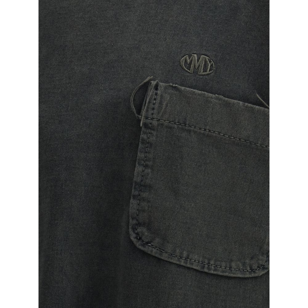 Maison Mihara Yasuhiro Black Cotton T-Shirt