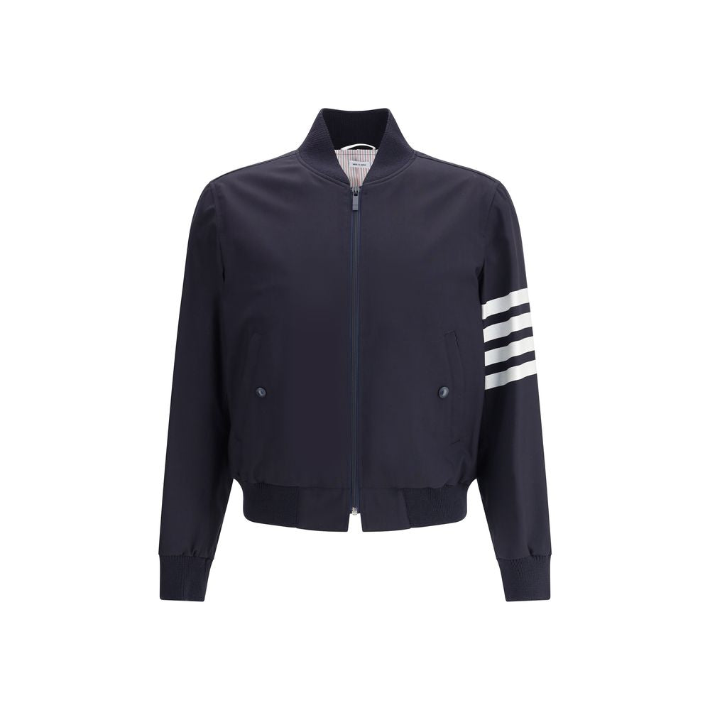 Thom Browne Blue Wool Bomber | Regal Royce