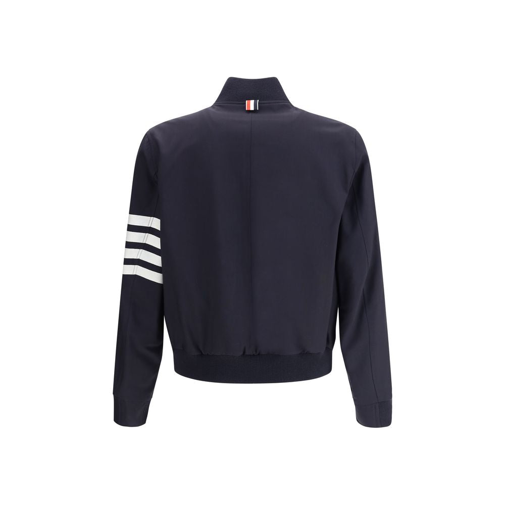Thom Browne Blue Wool Bomber | Regal Royce