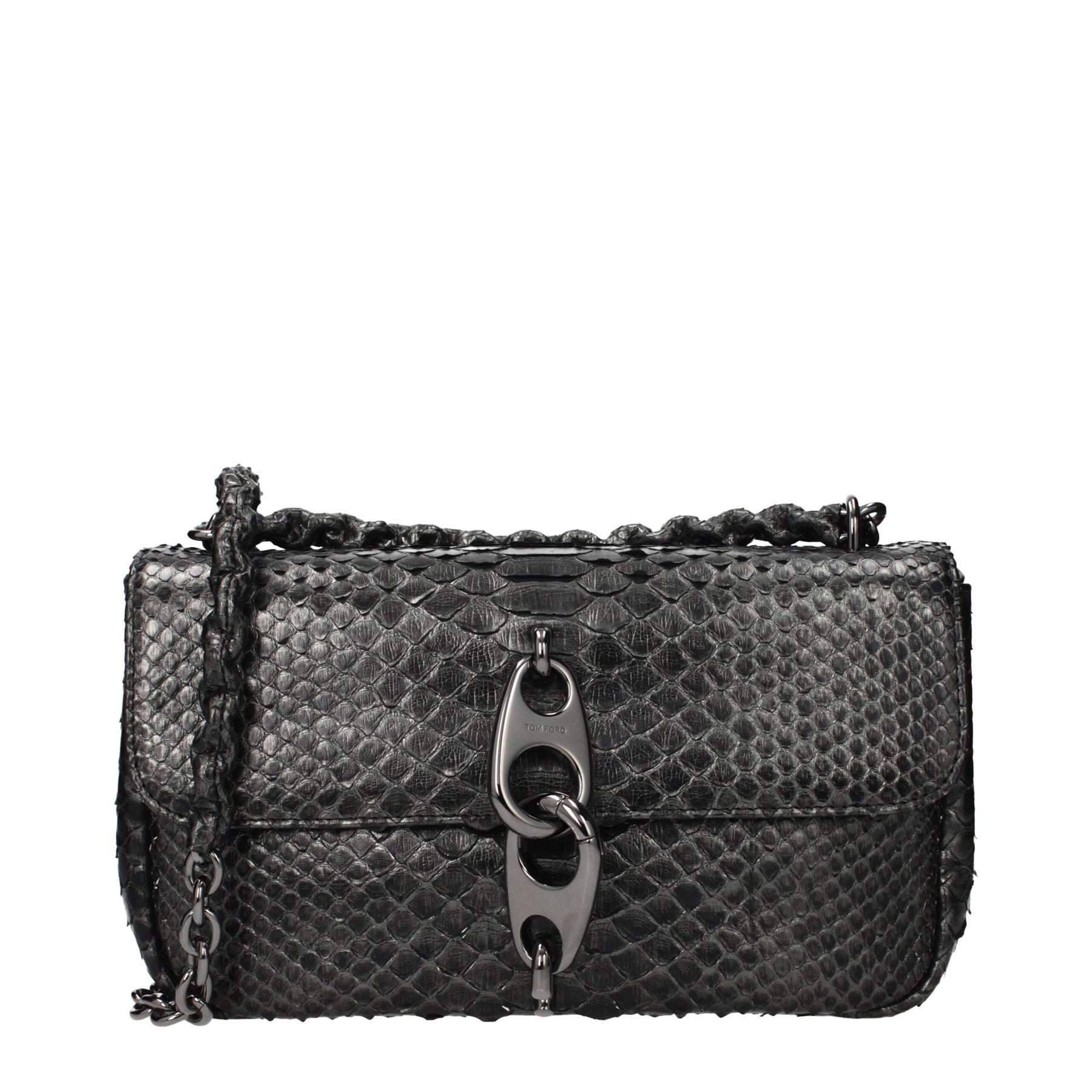 Tom Ford Gray Skin Shoulder Bag | Regal Royce