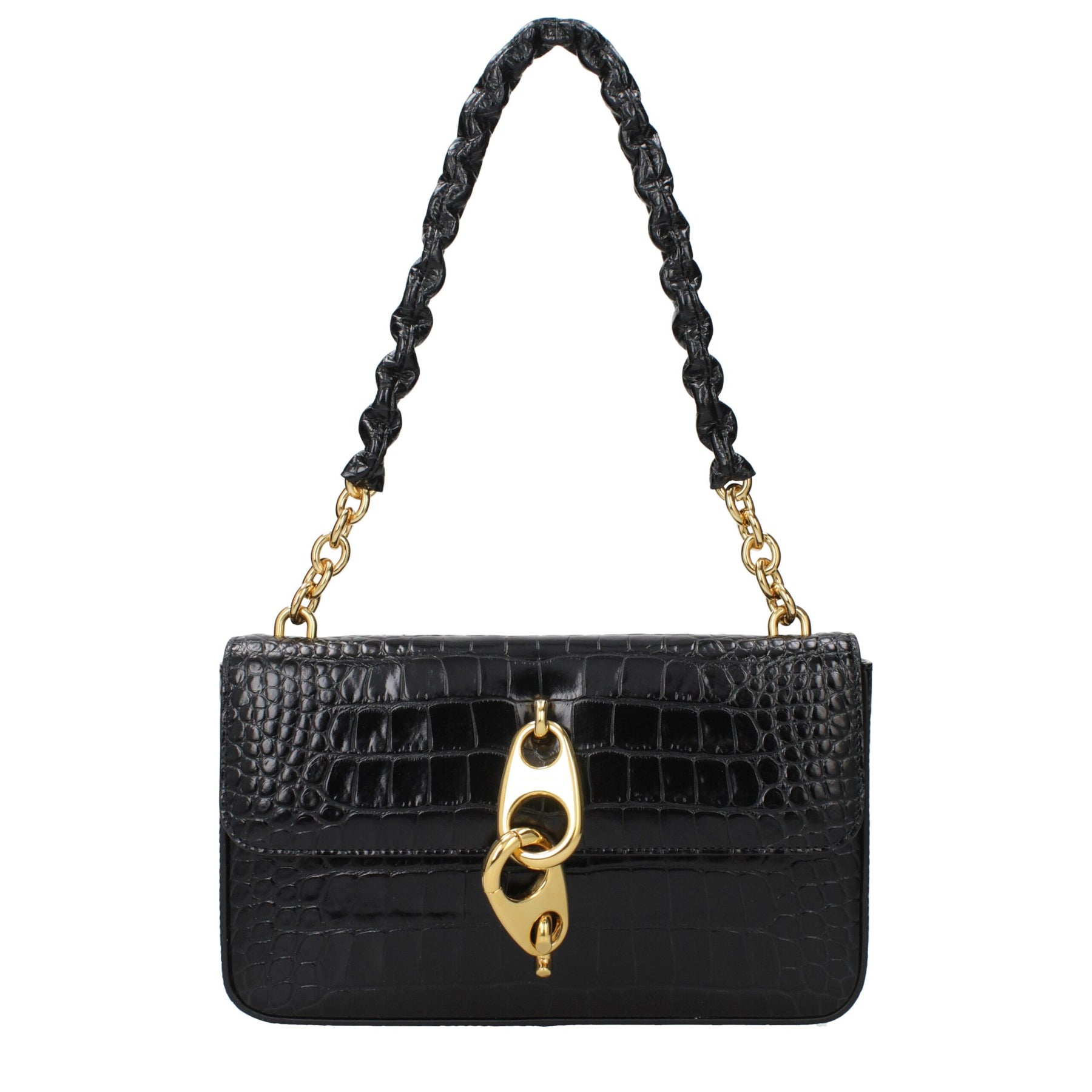 Tom Ford Black Leather Shoulder Bag | Regal Royce