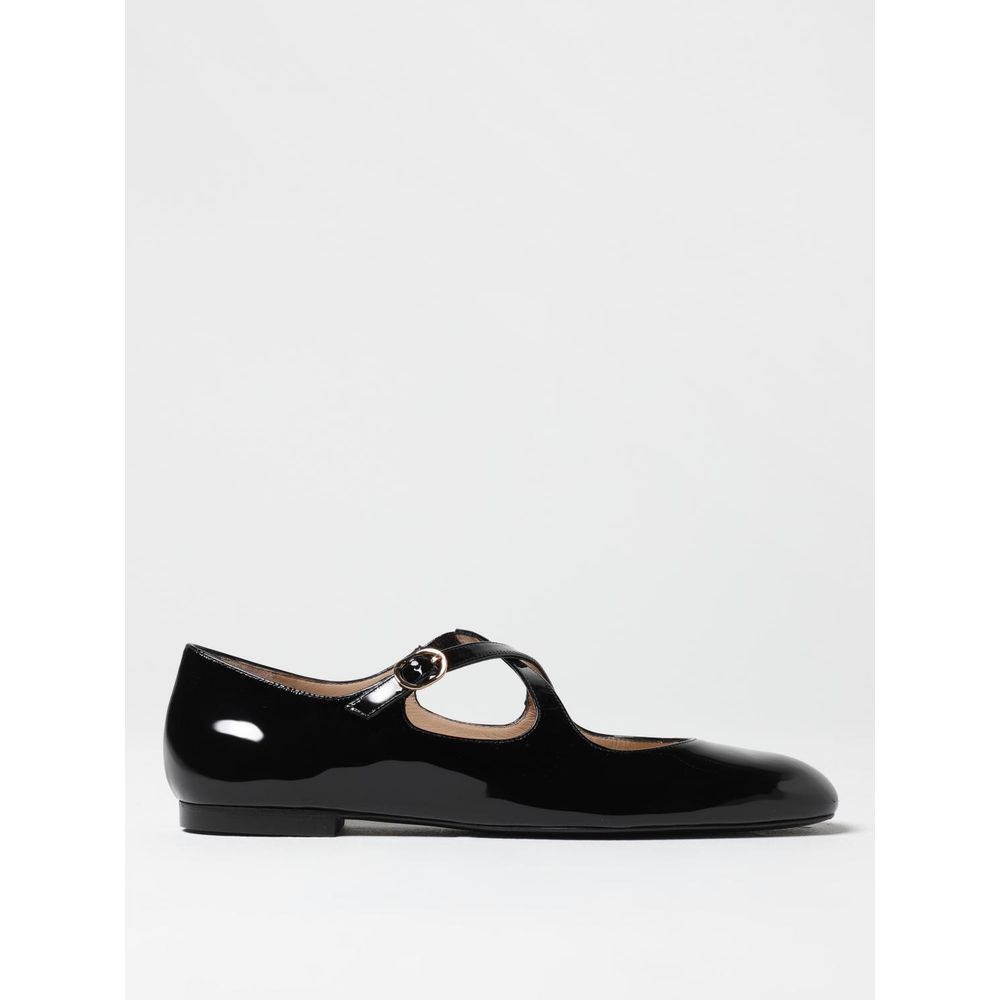 Stuart Weitzman Black Patent Leather Ballet Flats | Regal Royce