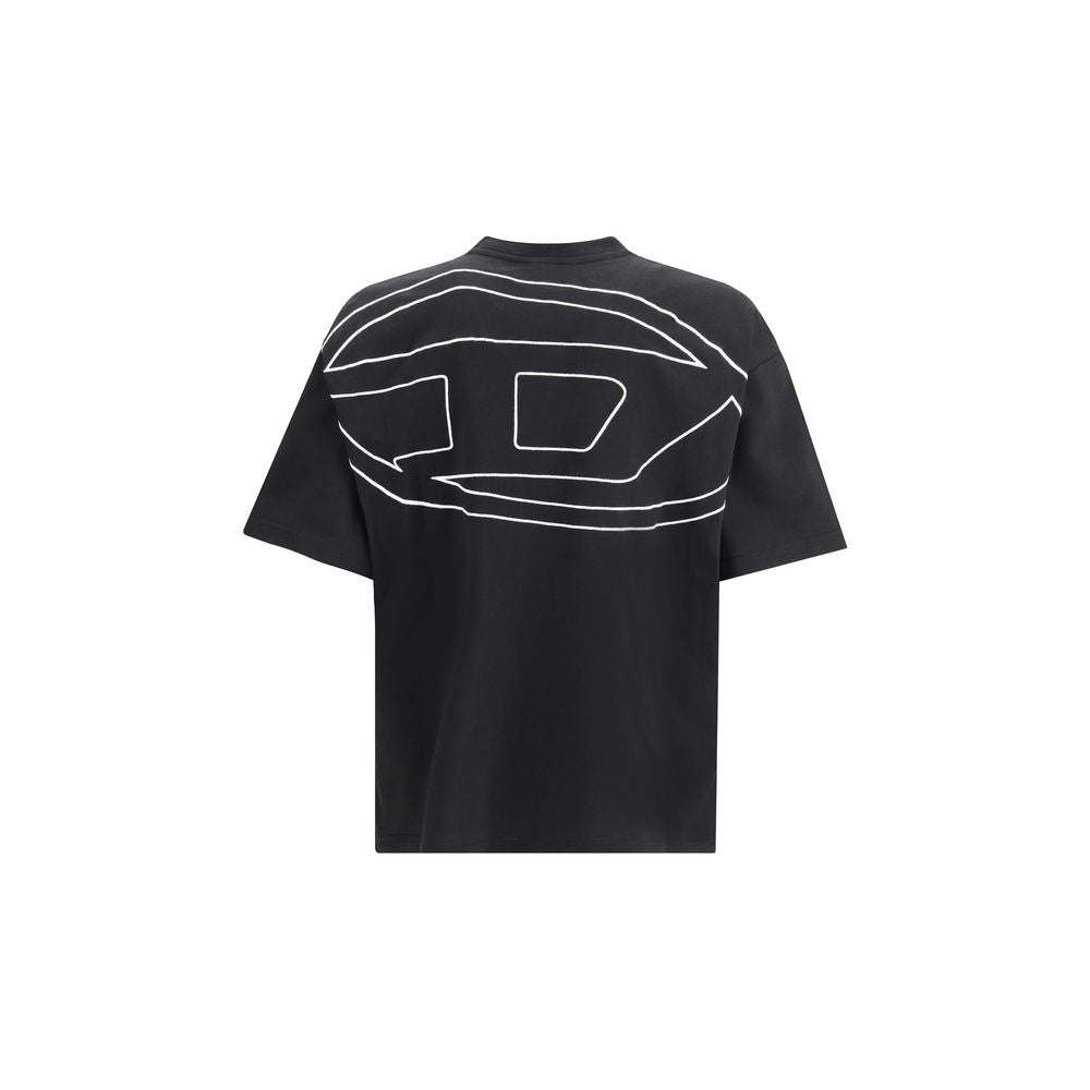 Diesel Black Cotton T-Shirt | Regal Royce