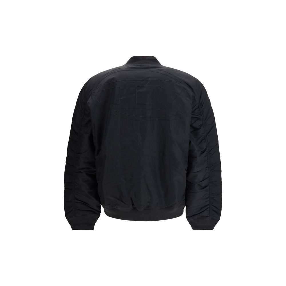 Diesel Black Polyamide Bomber | Regal Royce