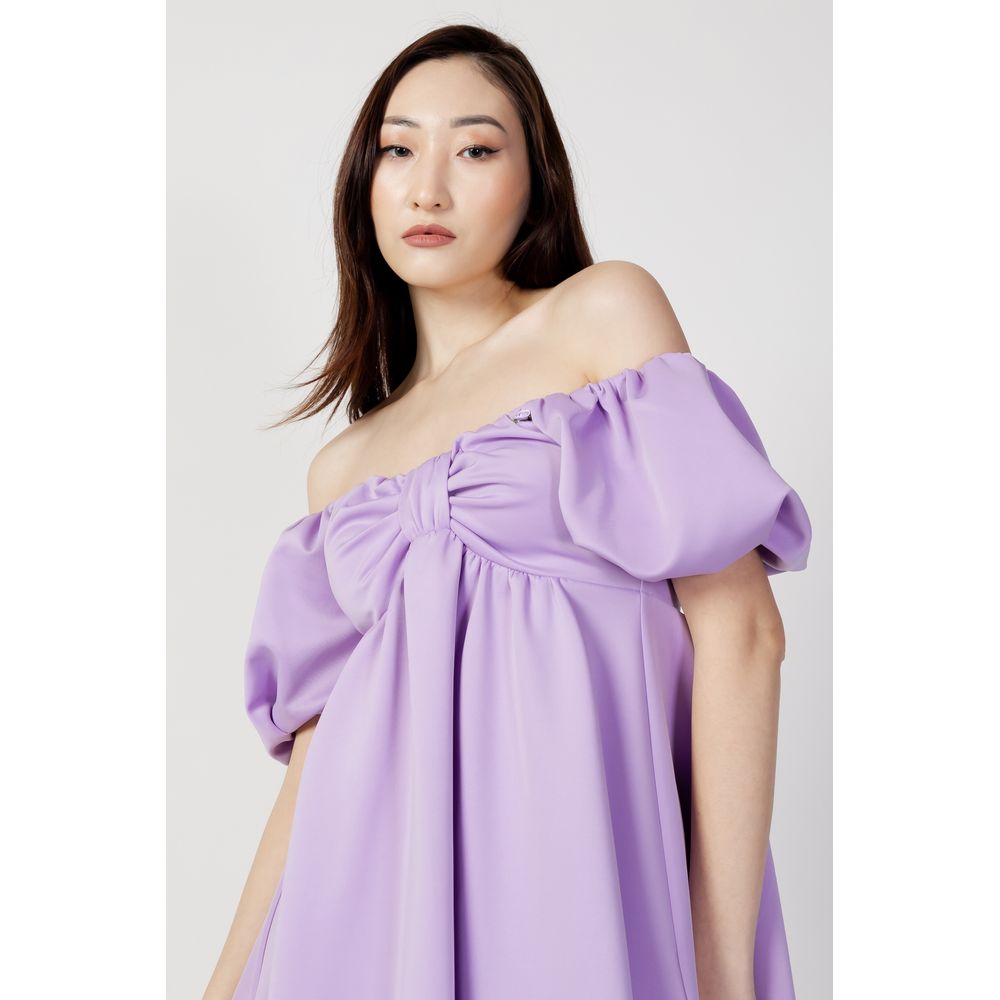 Aniye By Purple Polyester Short Dress | Regal Royce