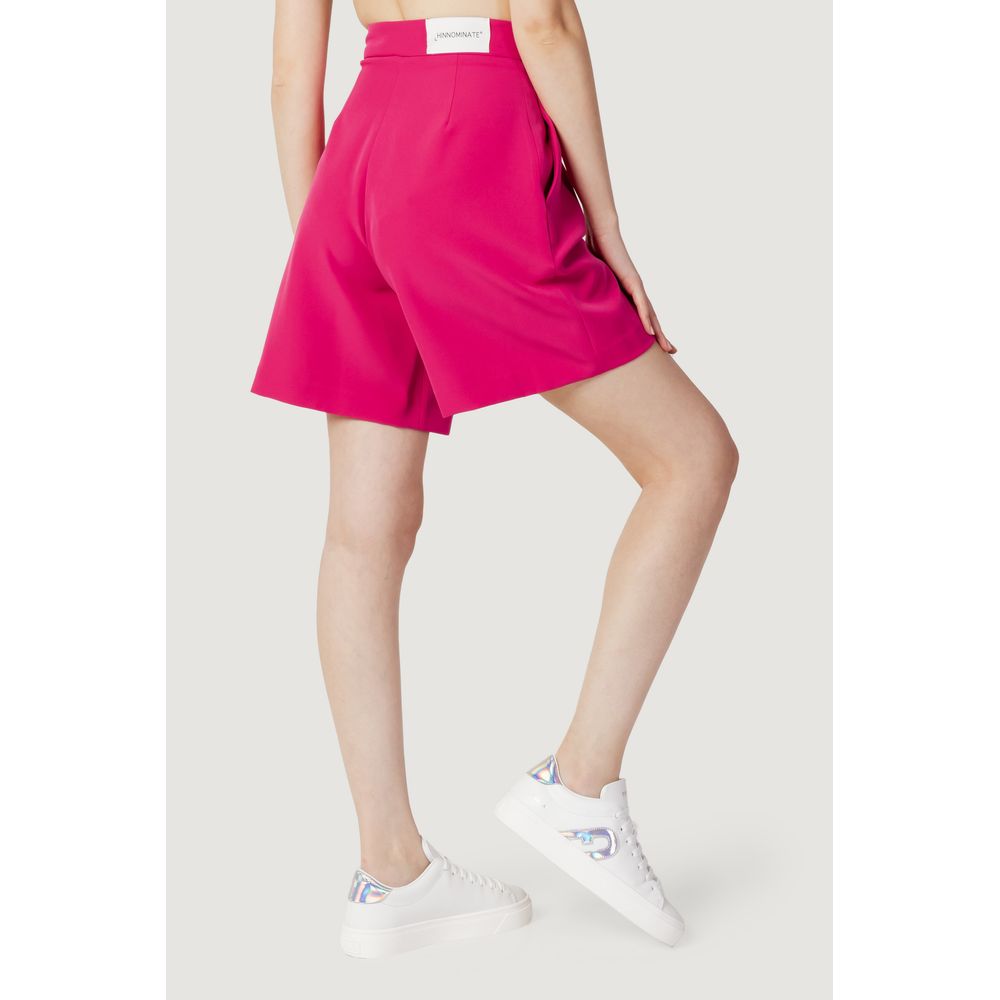 Hinnominate Pink Polyester Bermuda Shorts | Regal Royce