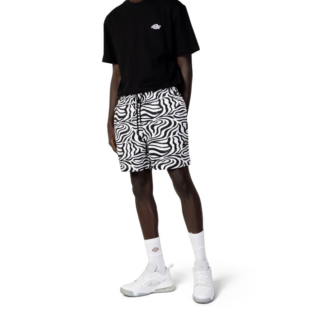 Dickies Black And White Recycled Polyester Bermuda Shorts | Regal Royce