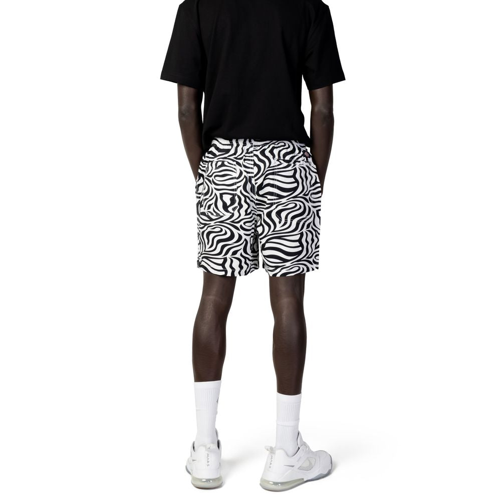 Dickies Black And White Recycled Polyester Bermuda Shorts | Regal Royce