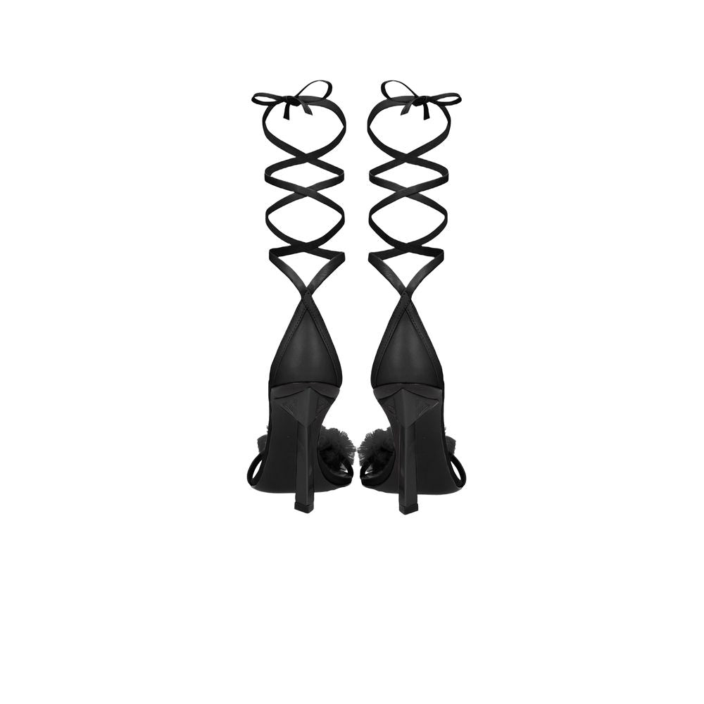 Aniye By Black Leather High Heel Pumps | Regal Royce