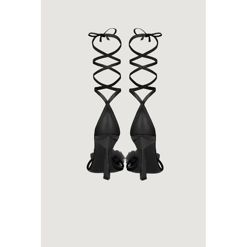 Aniye By Black Leather High Heel Pumps | Regal Royce