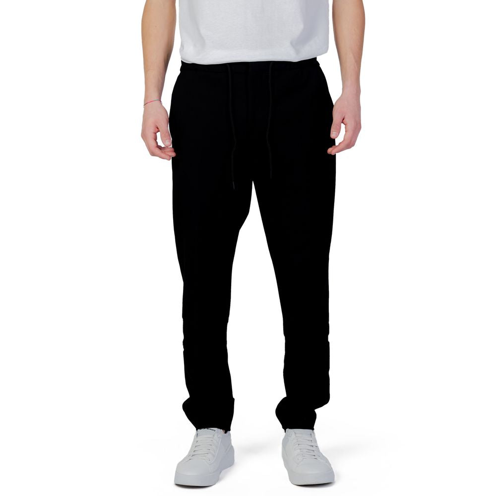 Hugo Boss Black Polyester Casual Pants | Regal Royce