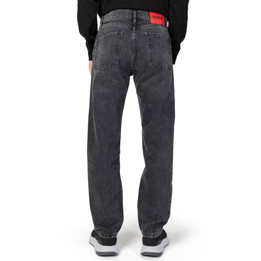 Hugo Boss Black Cotton Relaxed Fit Jeans | Regal Royce