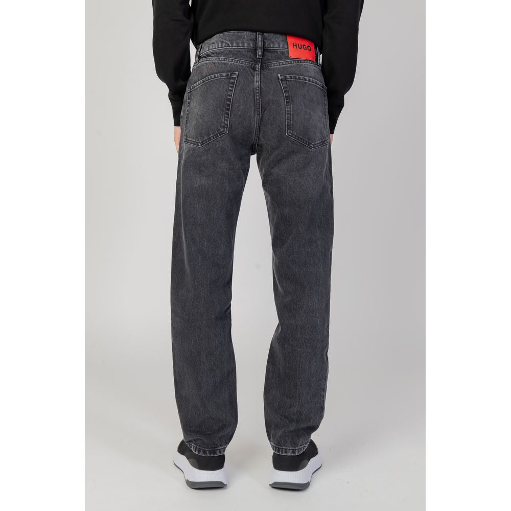 Hugo Boss Black Cotton Relaxed Fit Jeans | Regal Royce