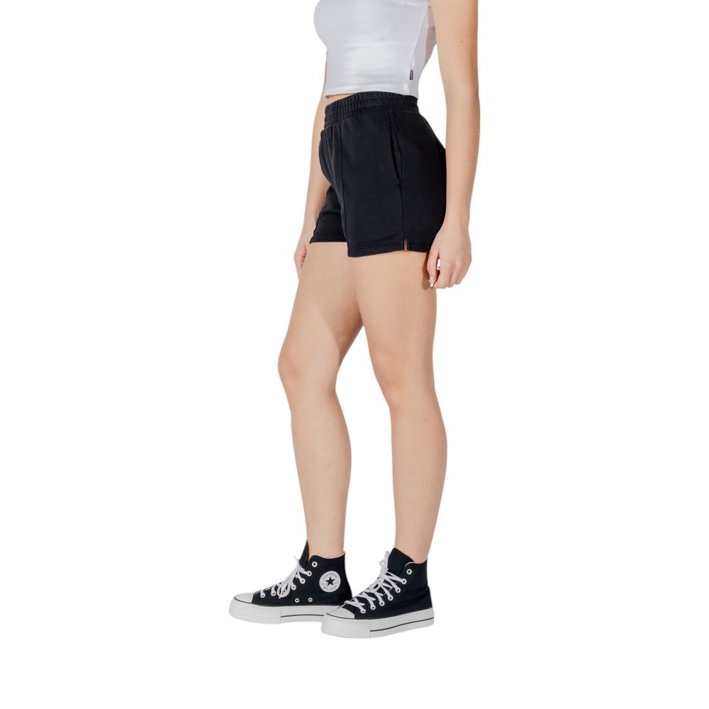 Converse Black Cotton Bermuda Shorts | Regal Royce