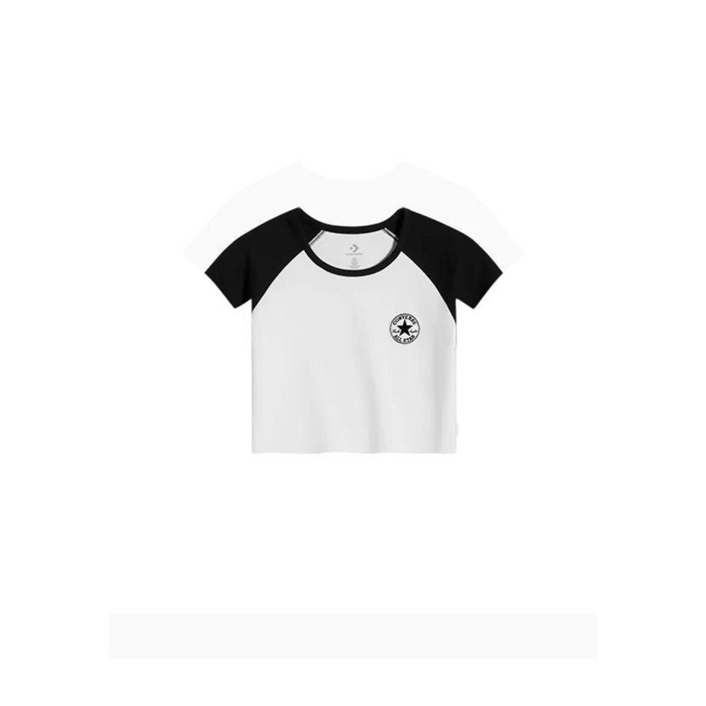 Converse Black And White Cotton T-Shirt | Regal Royce