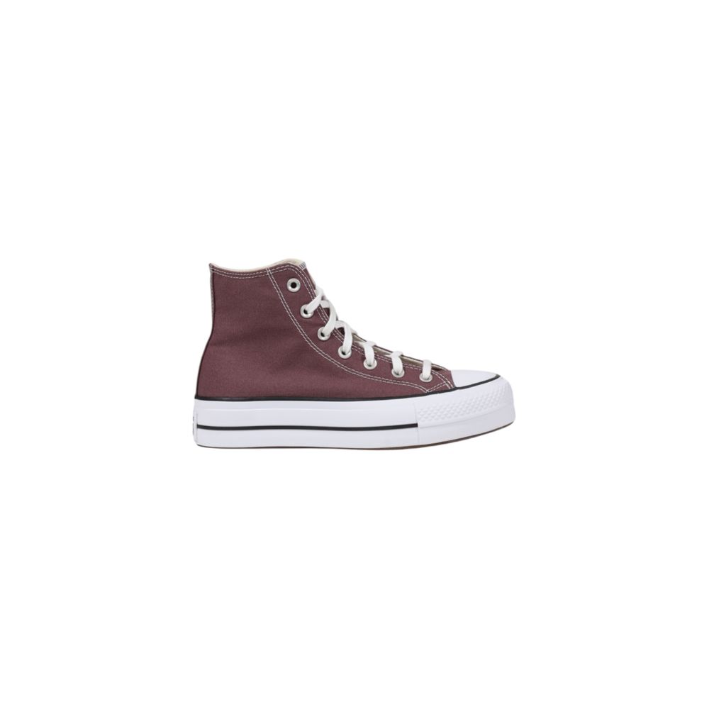 Converse Purple Fabric Platform Sneakers | Regal Royce