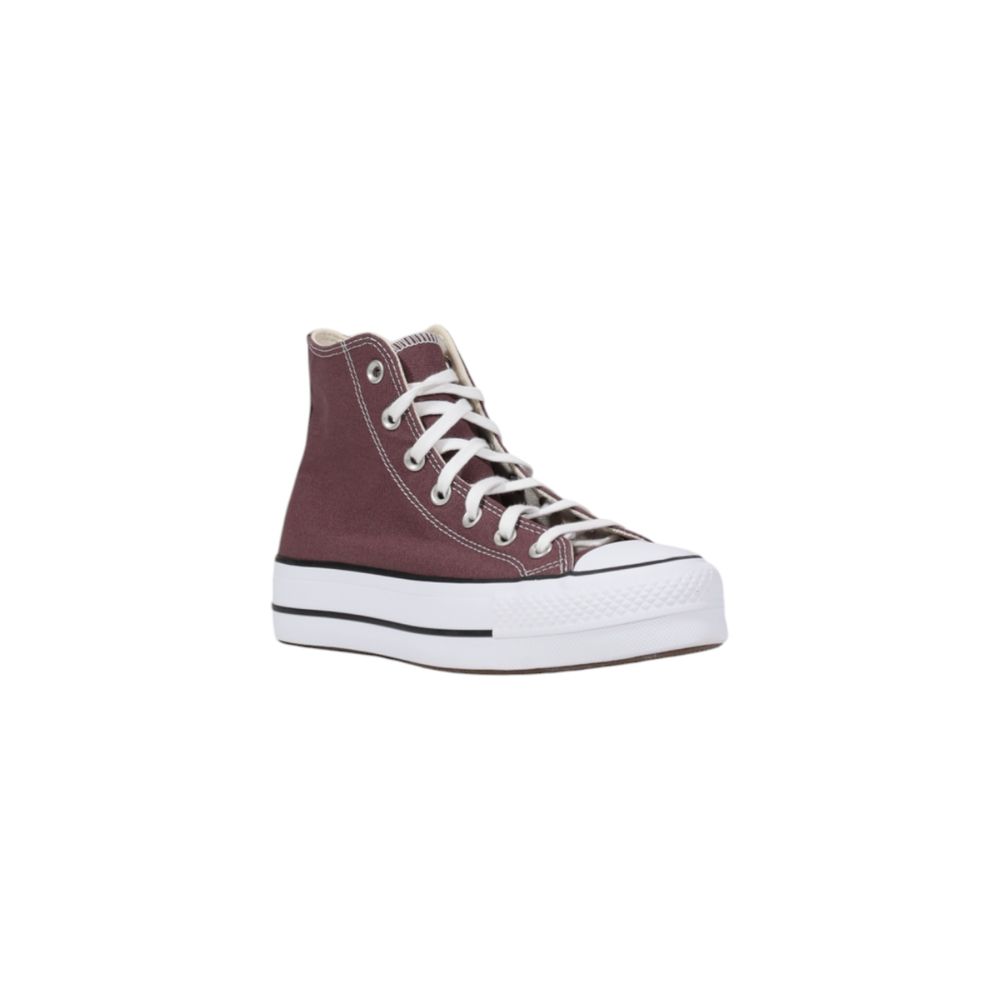 Converse Purple Fabric Platform Sneakers | Regal Royce