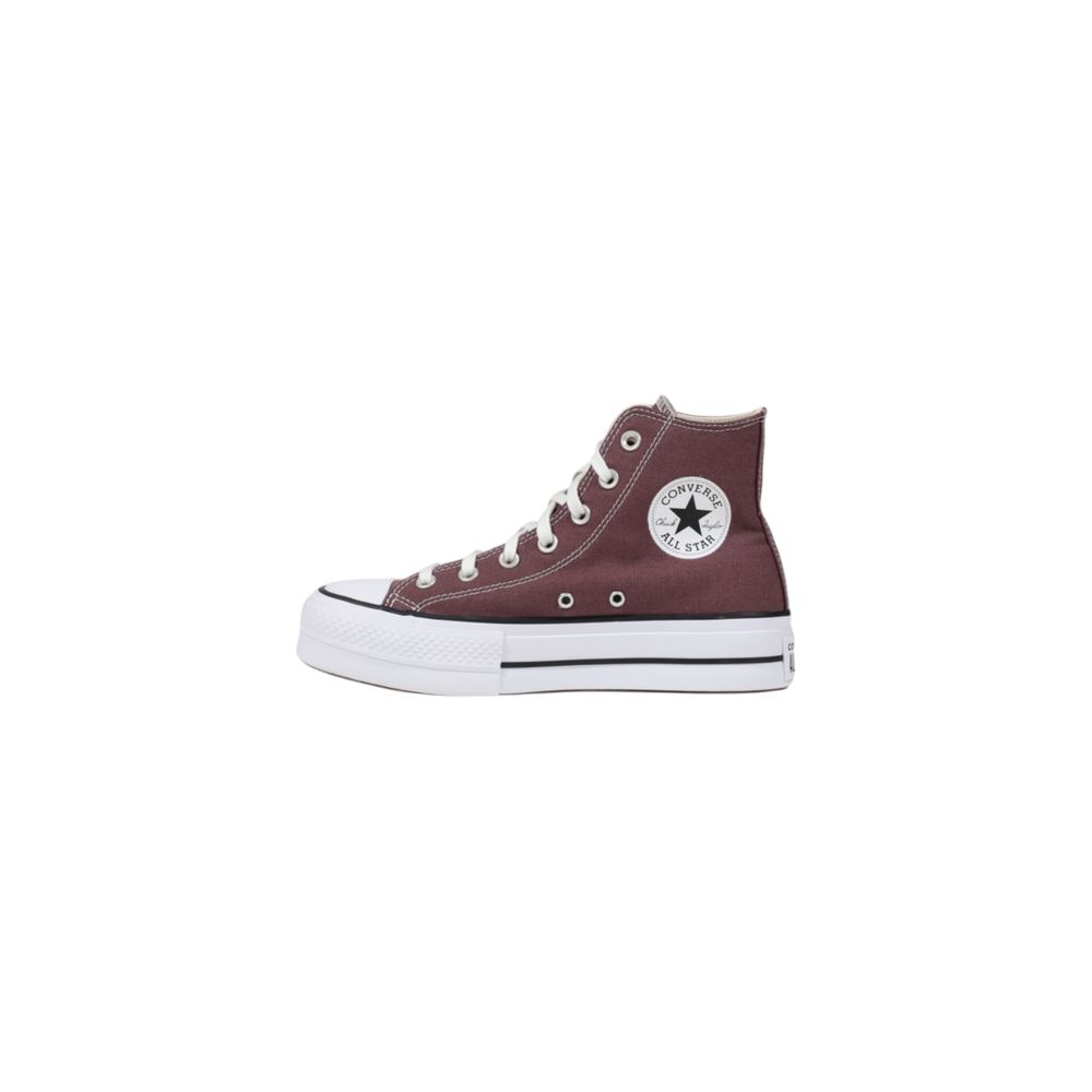 Converse Purple Fabric Platform Sneakers | Regal Royce