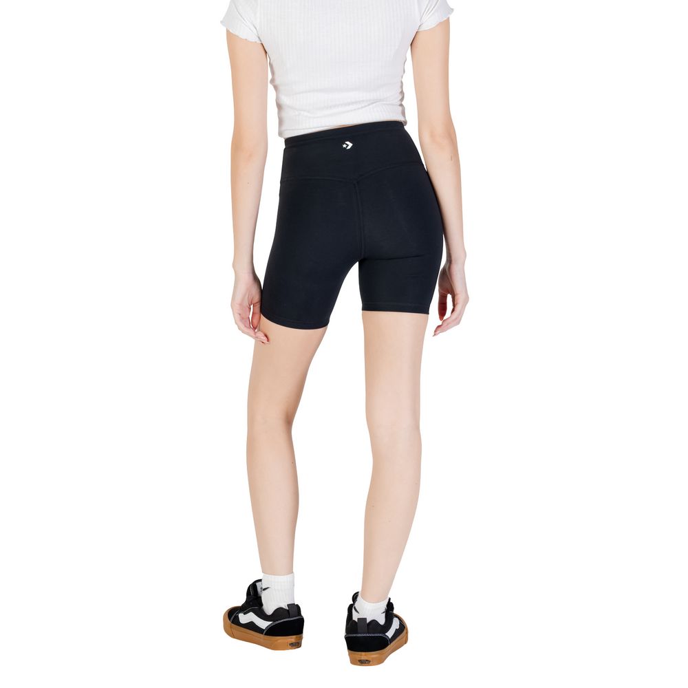 Converse Black Cotton Bermuda Shorts | Regal Royce