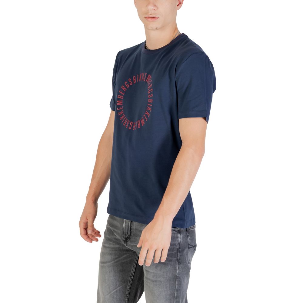 Bikkembergs Blue Cotton T-Shirt