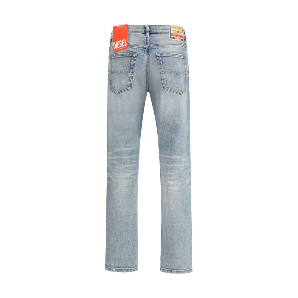 Diesel Blue Cotton Tapered Jeans | Regal Royce
