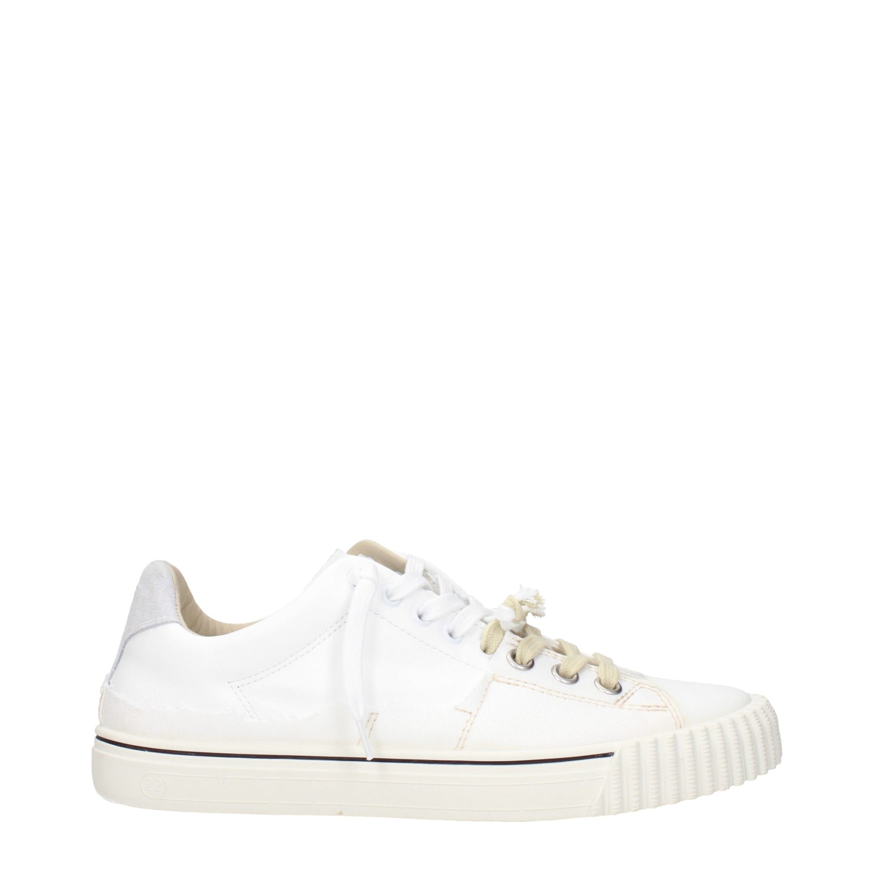 Maison Margiela White Leather Low Top Sneakers | Regal Royce
