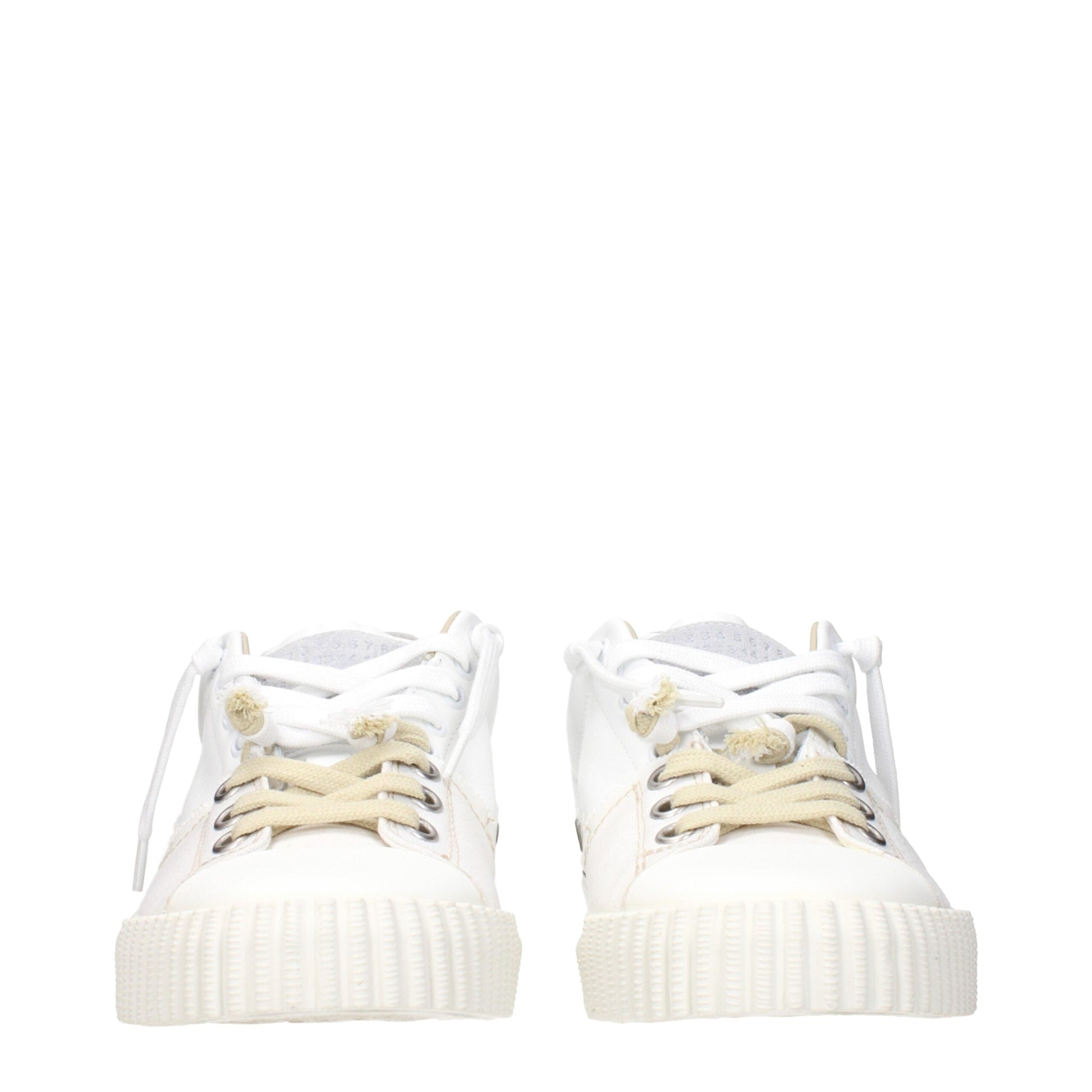 Maison Margiela White Leather Low Top Sneakers