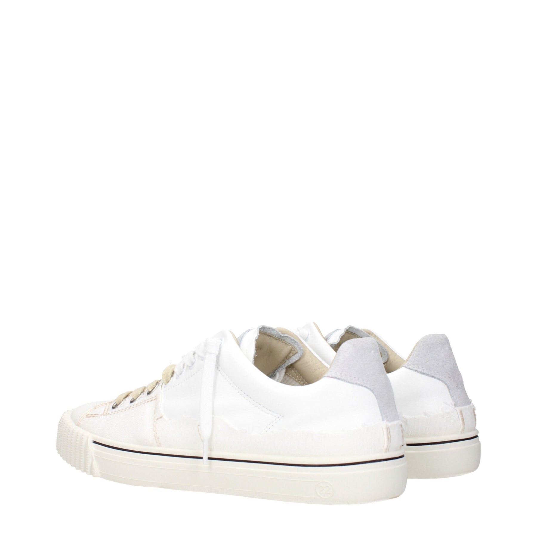 Maison Margiela White Leather Low Top Sneakers | Regal Royce